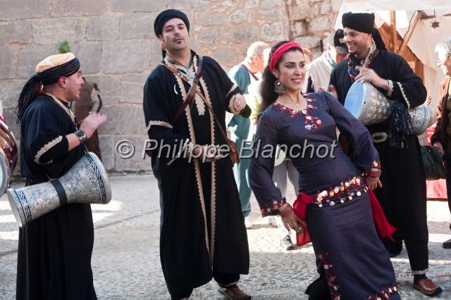 espagne valence 36.JPG - Groupe folklorique, Peniscola, Communauté valencienne, Espagne